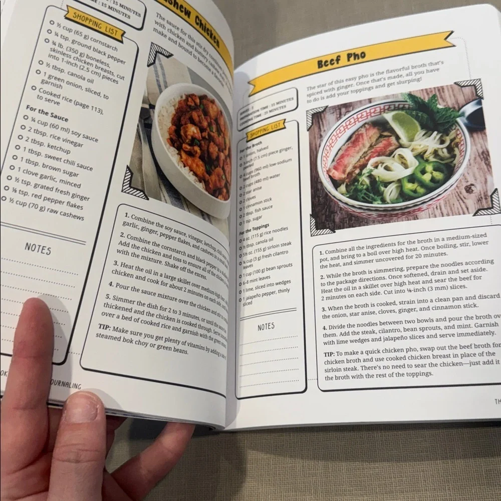 The Home Cook's Guide to Journaling - Black Recipe & Meal Planner